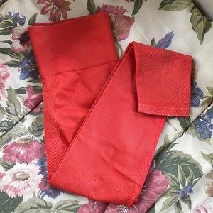 JoyLab high-rise ribbed seamless 7/8 leggings